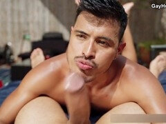 Hardcore bareback anal with hung hunks Valdo Smith and Nano Maso