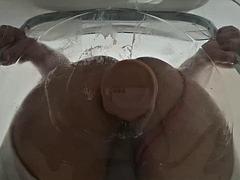BBW Shemale Fermerinos Massive Ass Takes Seat on Face for Facesitting Bliss Before Intense