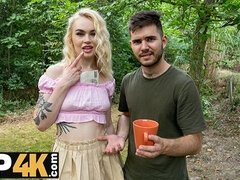 Blondine, Gehörnter ehemann, Freundin, Hardcore, Hd, Natürlichen titten, Pov, Rasiert