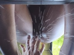 Lieveling, Zwart, Auto, Seksspeelgoed, Hd, Interraciaal, Pissen