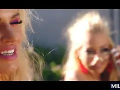 Milfs want pool dudes schlong