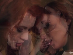 Lesbian babes facesitting in erotic oral video - Redheads Have More Fun - Ashley Graham