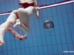ビキニ, 女, 小柄, 公共, 一人, ティーン, オッパイの, 水中