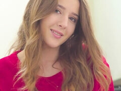 お尻, ブロンド, 目瞪口呆, 手コキする, オナニー, 一人, ティーン, オッパイの