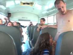Amateur, Blowjob, Bus, Cumshot, Hardcore, Pussy