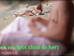 Strand, Gevangen, Lul, Flashing, Openbaar, Zempak, Tiener, Bekijker