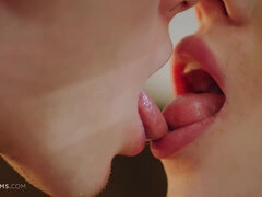 Beautiful redhead model Holly Molly letting her lover fuck her in different positions - European erotic sex