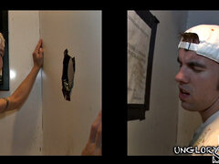 Gay gloryhole fooling naive straight