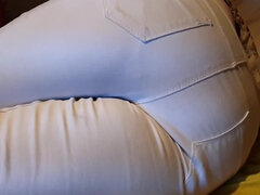 素人, ブロンド, Hd, ジーンズ, オナニー, パンティ, 放尿, 濡れ