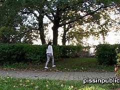 Morena, Atrapados, Acercamiento, Hd, Al aire libre, Orinar, Público, Hijo