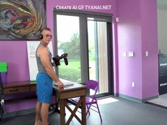 Blond Rae West Explores BBC Anal Scene Passion