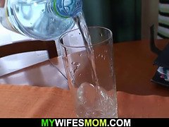 ぽっちゃり, デカ尻, ブロンド, 巨大, 熟年, 母, 現実, オッパイの