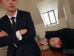 18 летние, Фетиш, Хд, В офисе, Русские, Втроем