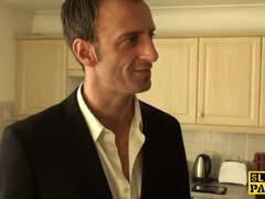 Britannique, Faciale, Hd, Humiliation, Piercing, Rousse roux, Gicler, Jarretelles