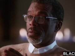 Blake Blossom & Ameena Green Threesome BBC - Big Tit Blonde & Brunette FFM Sex