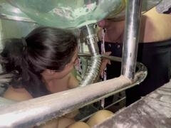 Leie, Grosser arsch, Betrug, Paar, Spermaladung, Furzen, Selbstgemacht, Stiefmutter