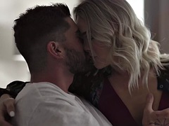デカパイ, フェラチオ, 彼氏, カップル, エロティック, ゲイ, 乳首, フェラする