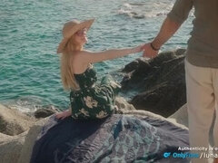 Rubia, Pareja, Hd, Besar, Desnudo, Al aire libre, Público, Coño