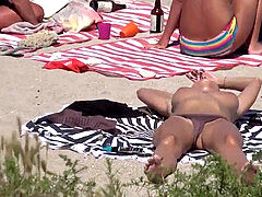 Playa, Culo grande, Bikini, Hendidura, Hd, Voyeur