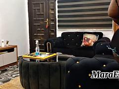 Sweaty Bbw cleaning maid midweek touch ups - Mara Exotic