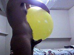 24 Inch yellow balloon