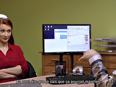 Belleza, Checa, Policía, Coño, Pelirrojo, Adolescente