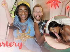 素人, デカパイ, 黒人, カップル, ハードコア, 異人種間, なめる, オマンコ