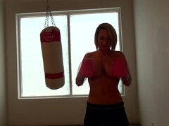 Nikki Sims full Rocky - Big tits boxing topless