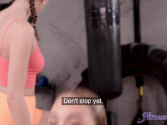 お尻, デカパイ, ブロンド, レズビアン, 自然山雀, ピアス, オマンコ, オッパイの