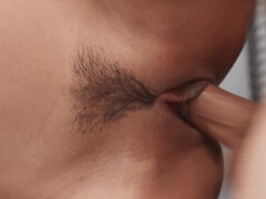Sucer une bite, Brunette brune, En levrette, Faciale, Hd, Léchez, Seins naturels, Chatte