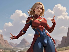デカパイ, イく瞬間, フタナリ, オナニー, シーメール, オッパイの