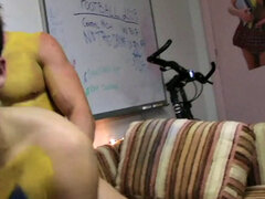 Amateur college hazed and fucked by frat in dormitory