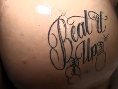 お尻, ぽっちゃり, デカチン, ハードコア, タトゥー