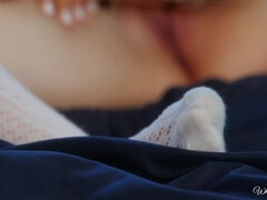 Tussi, Blondine, Braunhaarige, Lesbisch, Lecken, Lingerie, Polisch, Muschi