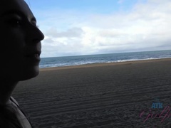 Arsch, Bikini, Schwarz, Freundin, Im freien, Muschi, Rasiert, Titten