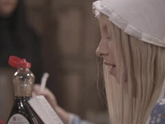 アナル, お尻, デカパイ, 茶髪の, レズビアン, 熟年, 淫乱熟女, ティーン