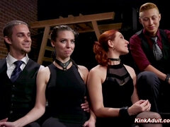 Lieveling, Gebondenheid, Fetisj, Vuisten, Hd, Feest, Ruw, Swinger