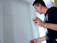 John surprises a Latina in his own shower and humps her right there. FAKings is a home for freaks and depravity!