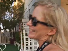 Sexy MILF cheating on her husband while on vacation