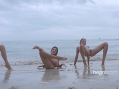 Playa, Desnudo, Al aire libre, Adolescente