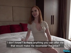 Redhead Brit fucks for posh villa