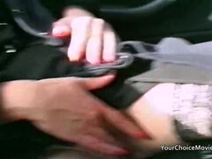 Brits, Auto, Stel, Hardcore, Hd, Openbaar, Kousen, Vrouw