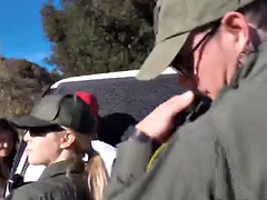 Border Agents Team Up To Fuck Latina Immigrant Teen