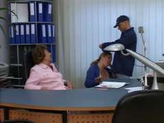 Granny Martha and Mature Girl get Laid