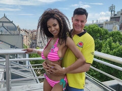 Culo, Mamada, Tetona, Latina, Hombre hombre mujer, Flaco, Trio