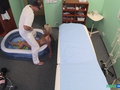 Amateur, Médico, Penetracion con dedos, Enfermera, Oficina, Embarazada, Esperma, Uniforme