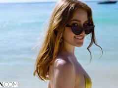 Blasen, Lecken, Zierlich, Muschi, Rotschopf, Reiten, Schlampe, Titten