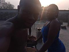 Amateur, Black, Blowjob, Couple, Ebony, Hd, Outdoor, Public