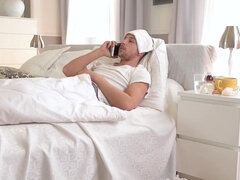 デカパイ, 茶髪の, 汚れた　, 医者, Hd, 下着, 剃毛, フェラする