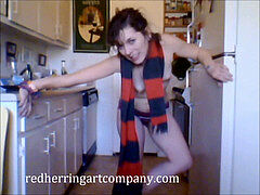 Dancing With His Scarf